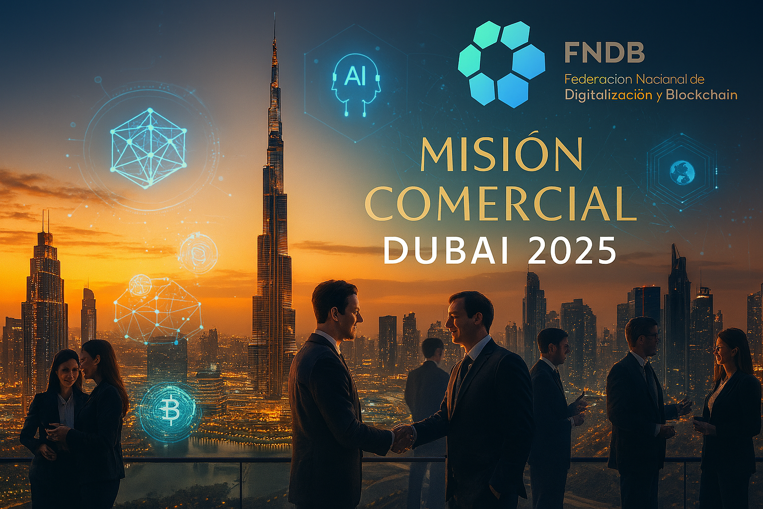 Expedición Empresarial Dubái 2025: La Oportunidad de Liderazgo Tecnológico que Espera a las Empresas Socias de FNDB