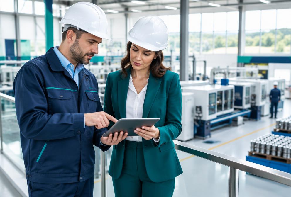 Imagen ilustrativa de asesoramiento durante una inversión industrial